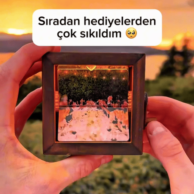 Işıklı Fotoğraf Kutusu (Kişiye Özel Üretim)