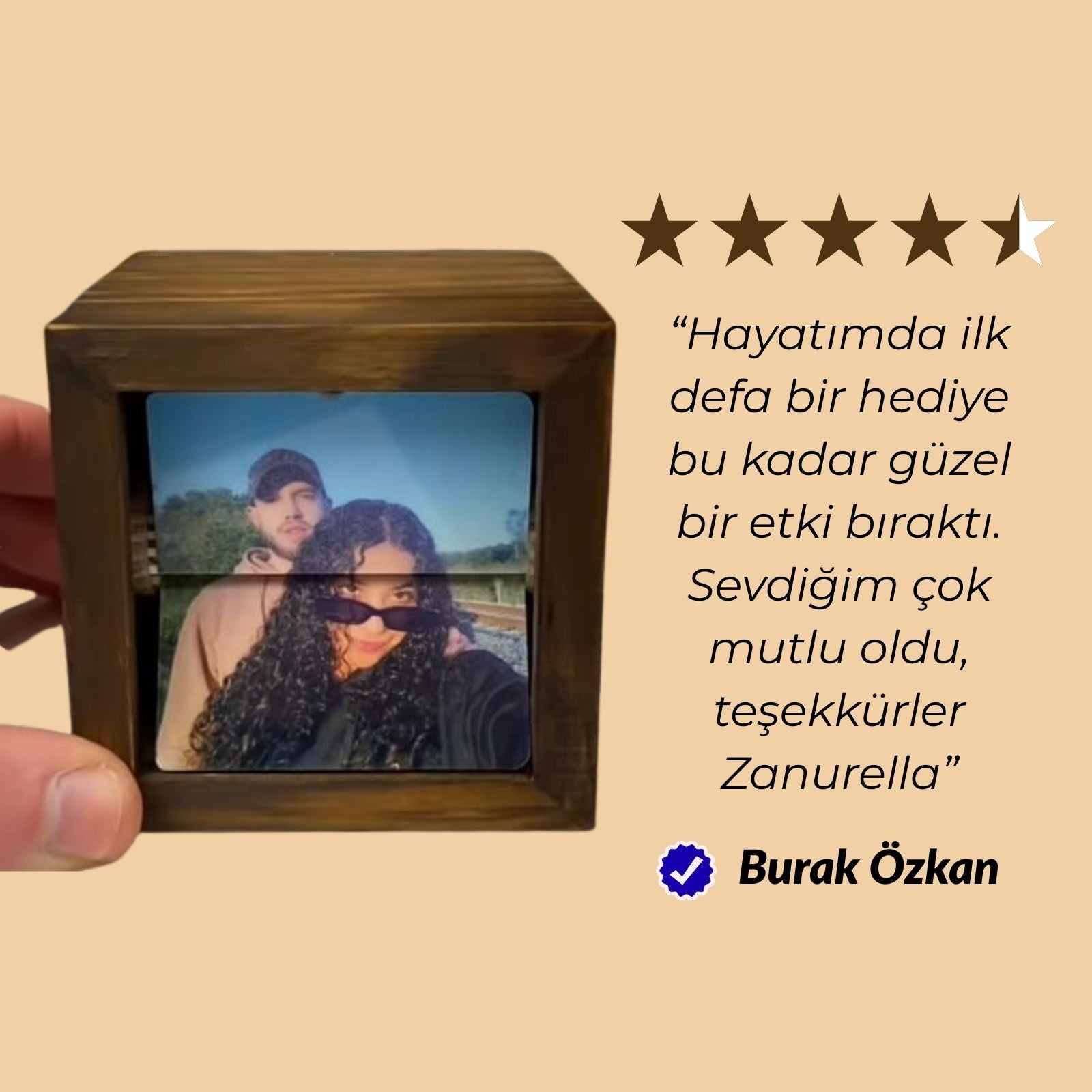 Işıklı Fotoğraf Kutusu (Kişiye Özel Üretim)