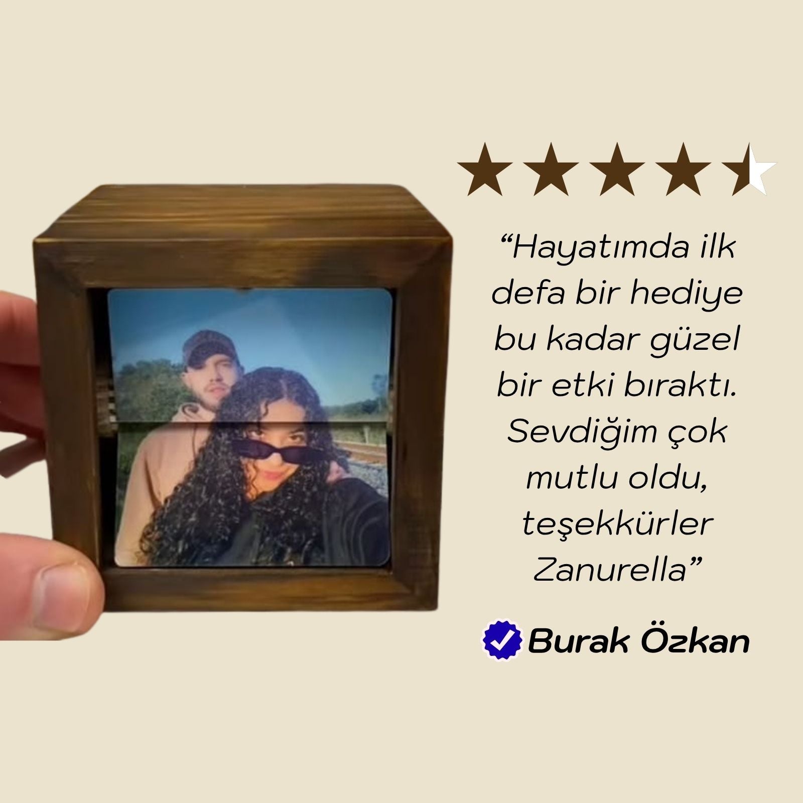 Işıklı Fotoğraf Kutusu (Kişiye Özel Üretim)
