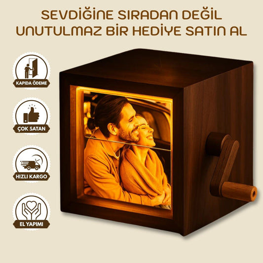 Işıklı Fotoğraf Kutusu (Kişiye Özel Üretim)